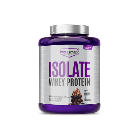 Pro-Esthatic Isolate Whey Protein – 27g Protein 5lbs (2.26kg) 75 Servings | Platinum Series