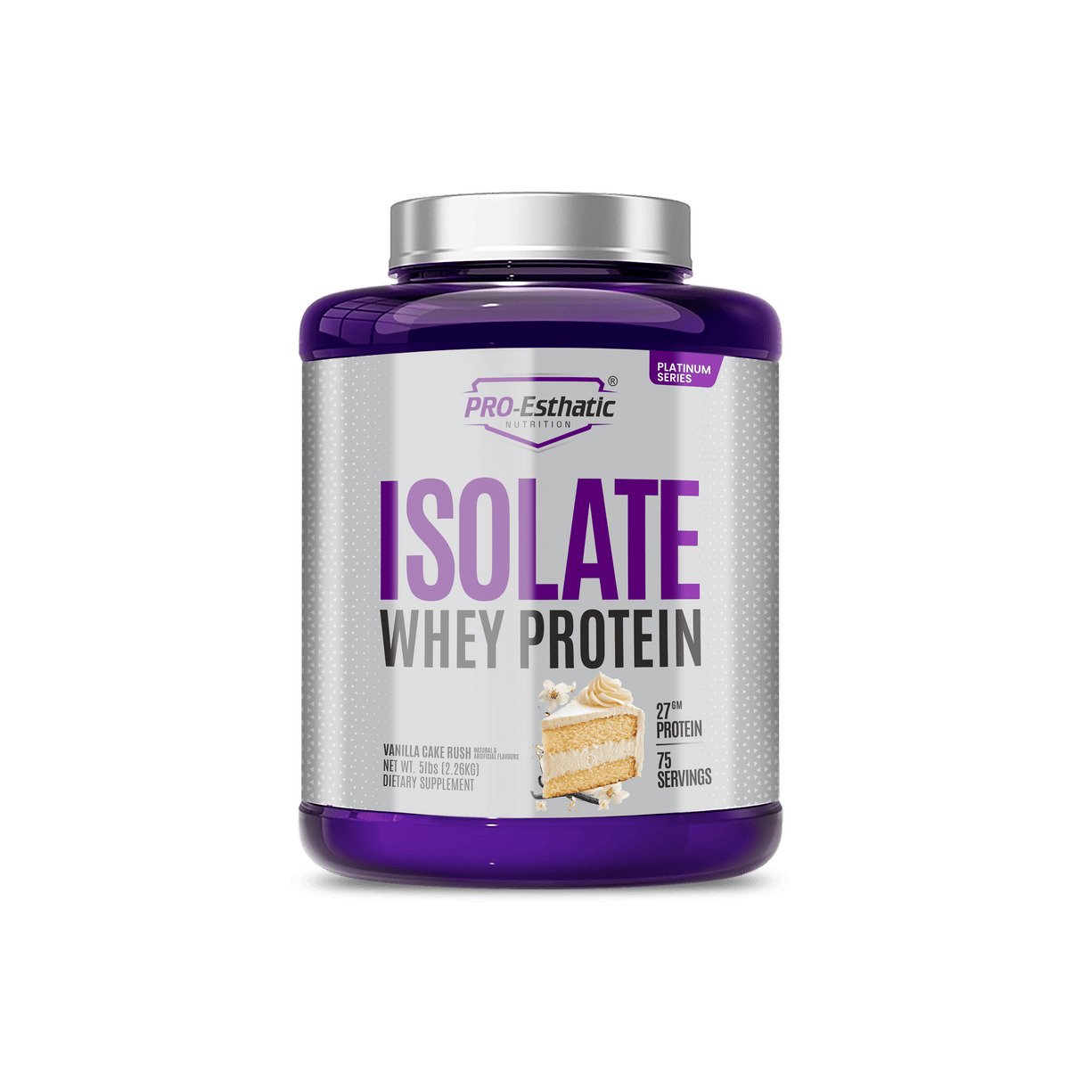 Pro-Esthatic Isolate Whey Protein – 27g Protein | Platinum Series