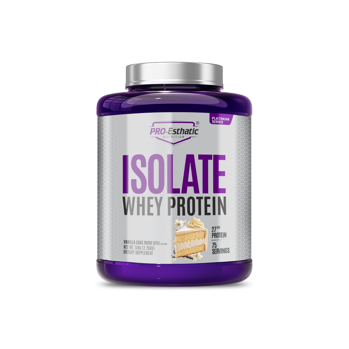 Pro-Esthatic Isolate Whey Protein – 27g Protein  | Platinum Series