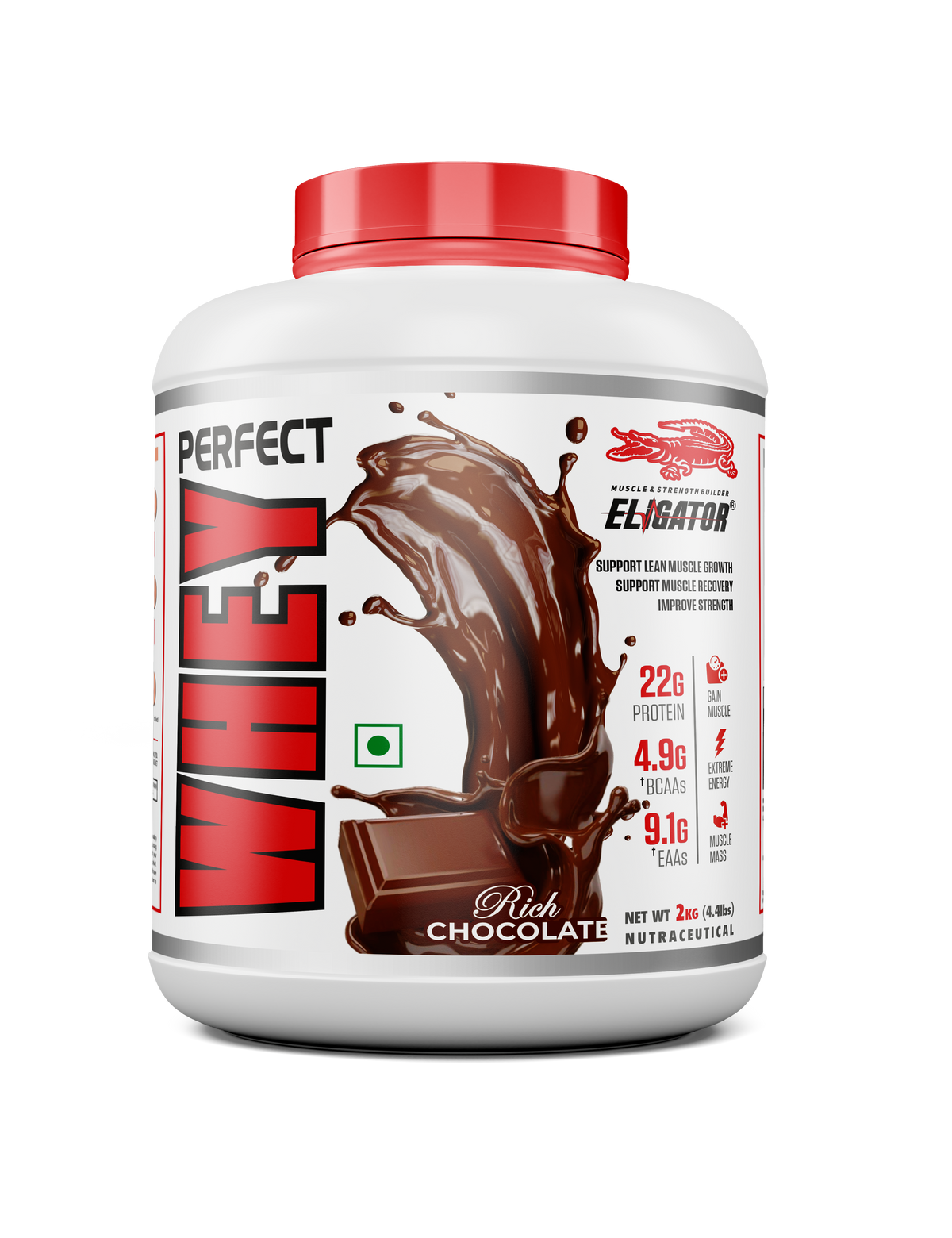 Eligator Perfect Whey Protein Powder 2kg