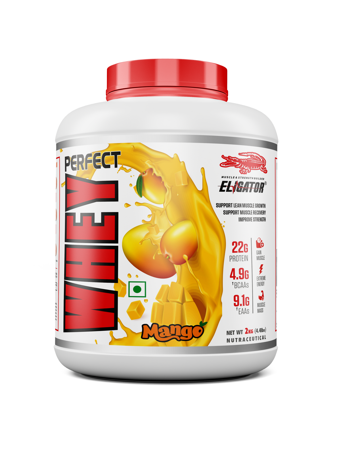 Eligator Perfect Whey Protein Powder 2kg
