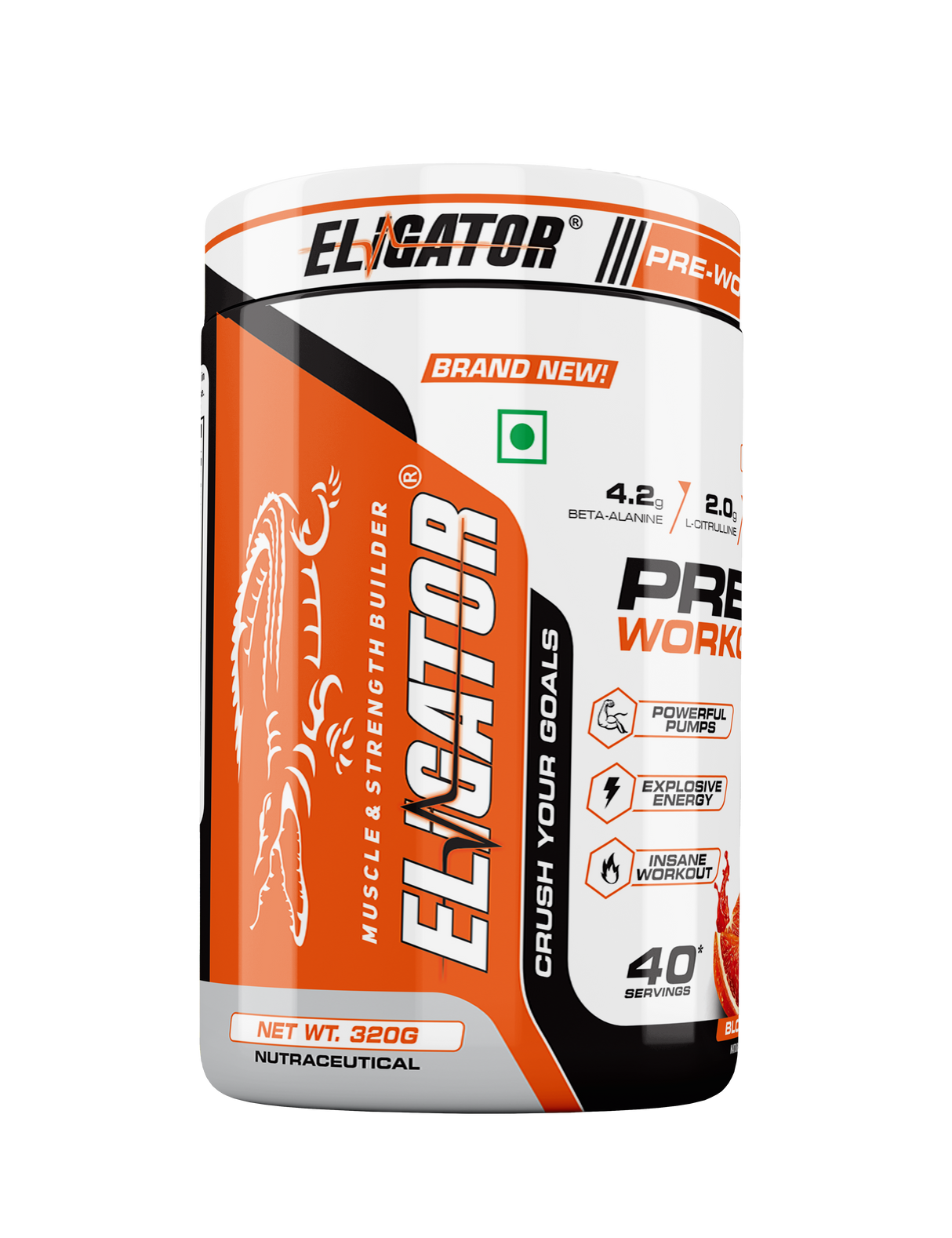 Eligator Pre Workout 40 Servings