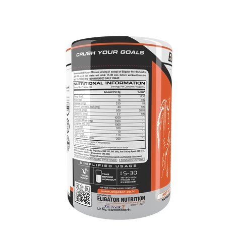 Eligator Pre Workout 40 Servings