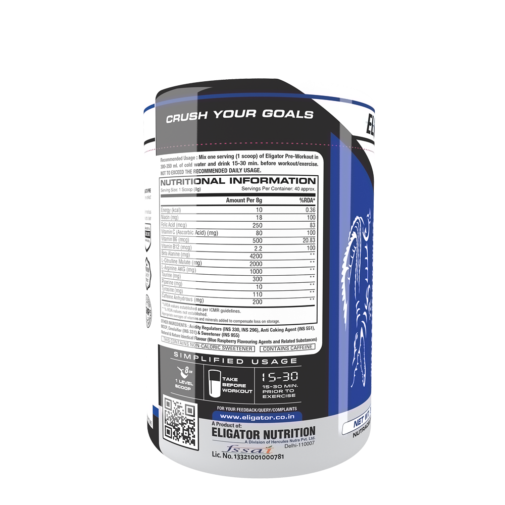 Eligator Pre Workout 40 Servings