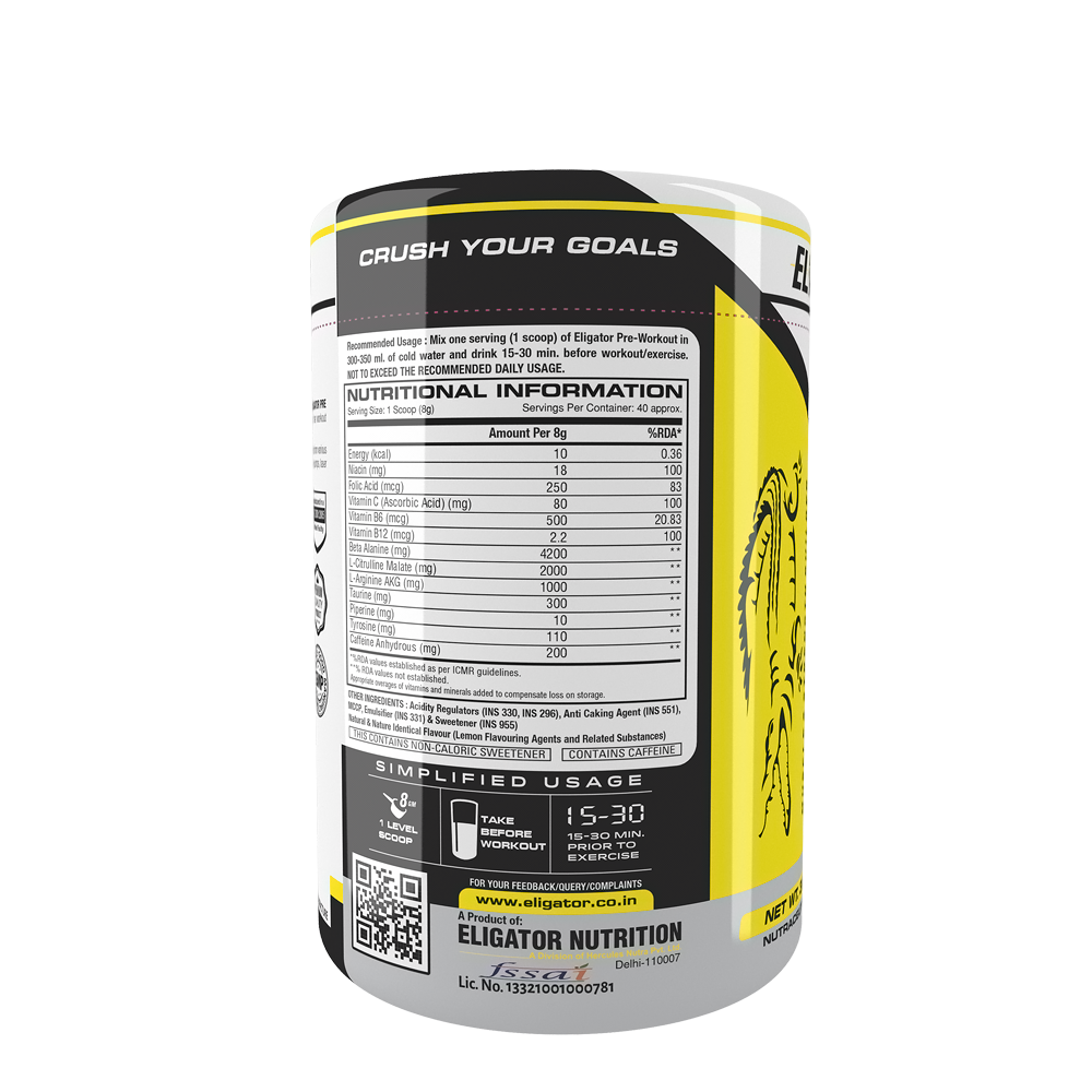 Eligator Pre Workout 40 Servings