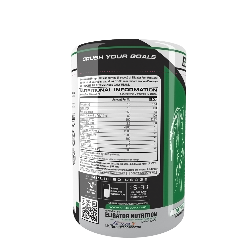 Eligator Pre Workout 40 Servings