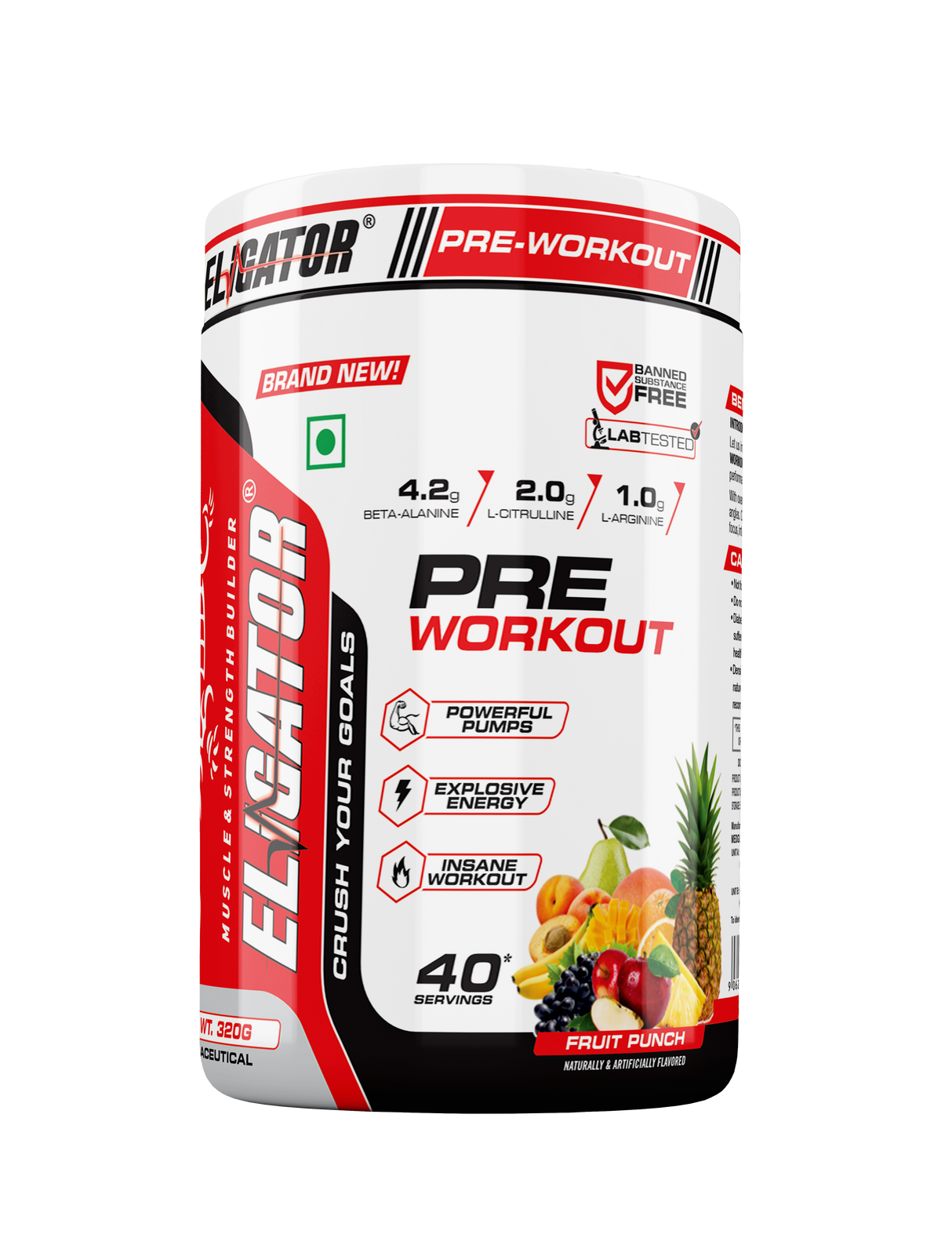Eligator Pre Workout 40 Servings