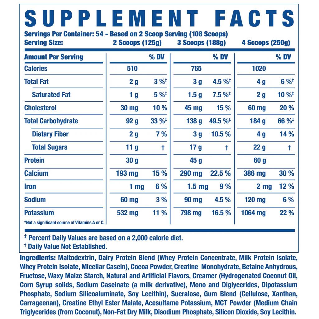 RONNIE COLEMAN King Mass 15 lbs - Dark Chocolate