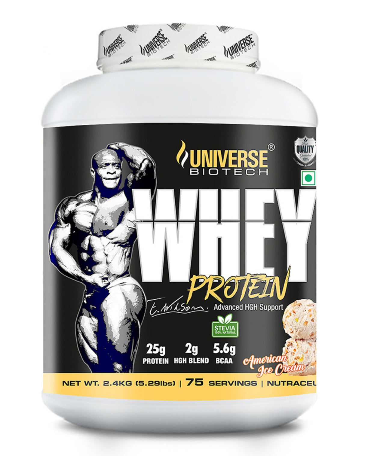 Universe Biotech Whey Protein 5.29lbs (2.4kg) 75 Servings