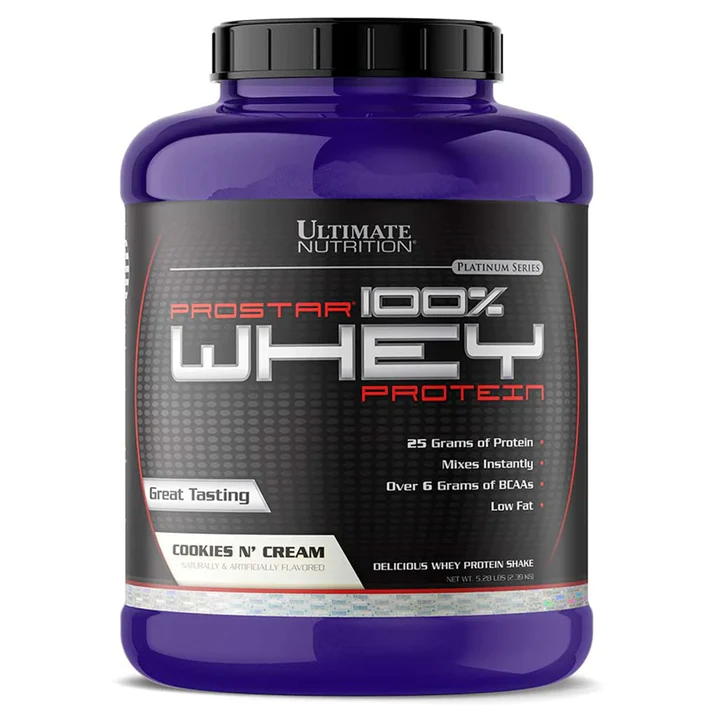 Ultimate Nutrition Prostar 100% Whey Protein - 80 Servings, Cookies N Cream | 2.39 kg