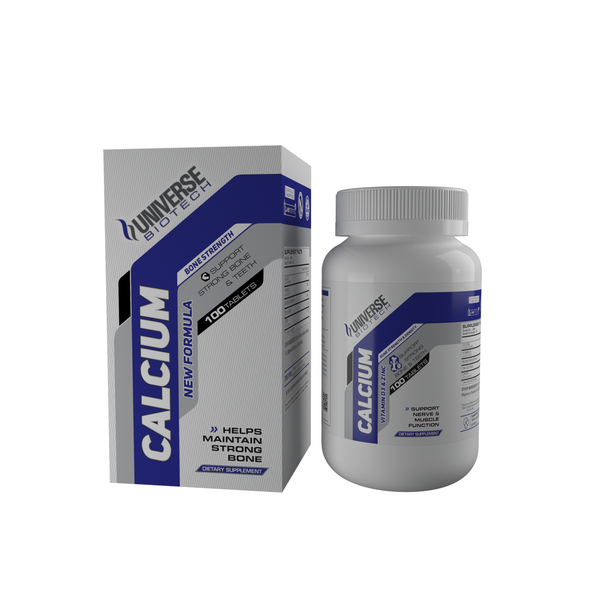 Universe Biotech Calcium, 100 Tablets