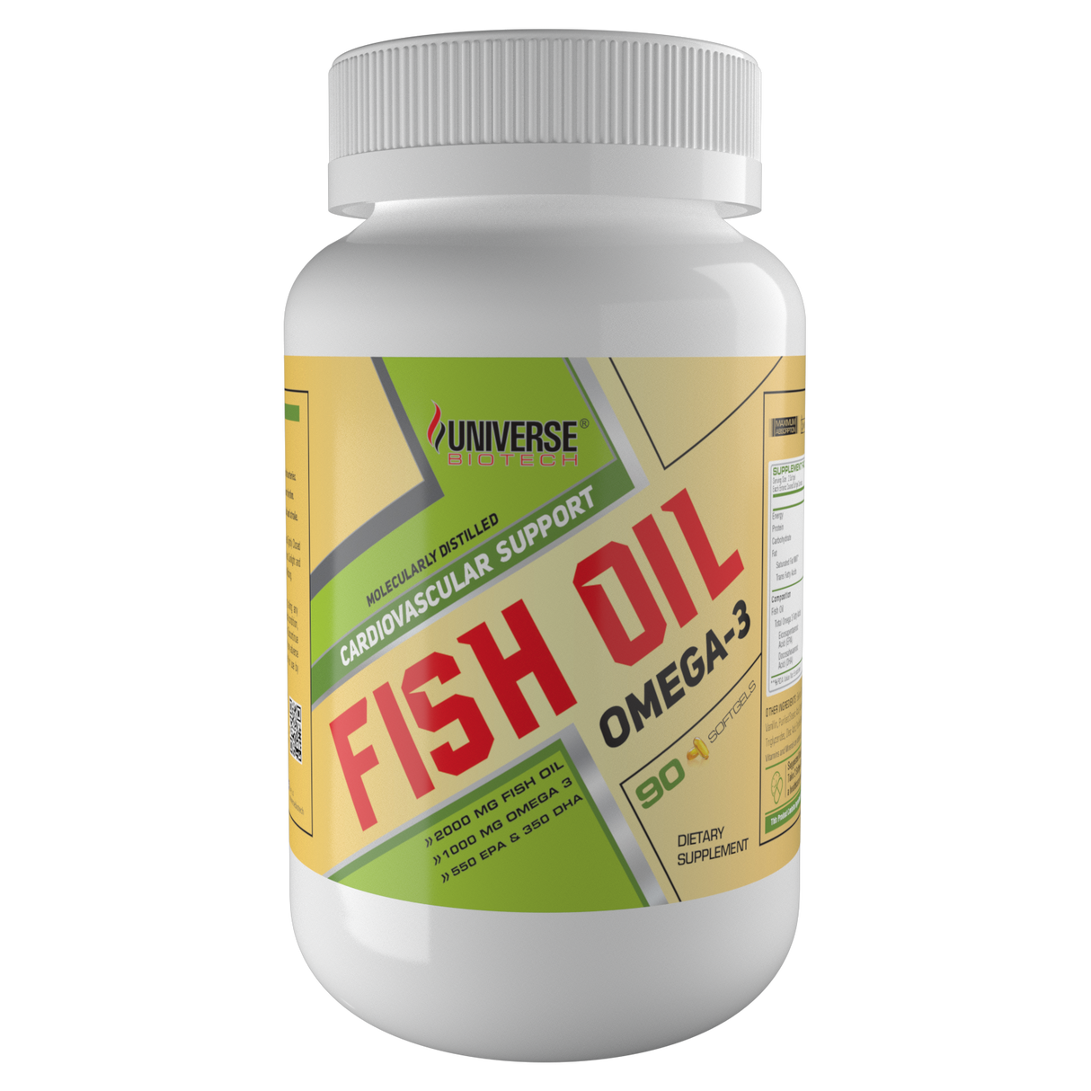 Universe Biotech Omega-3, 90 Softgels