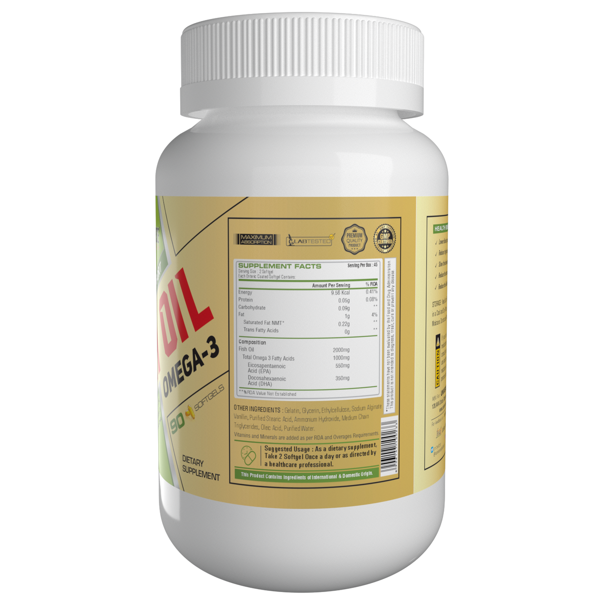 Universe Biotech Omega-3, 90 Softgels