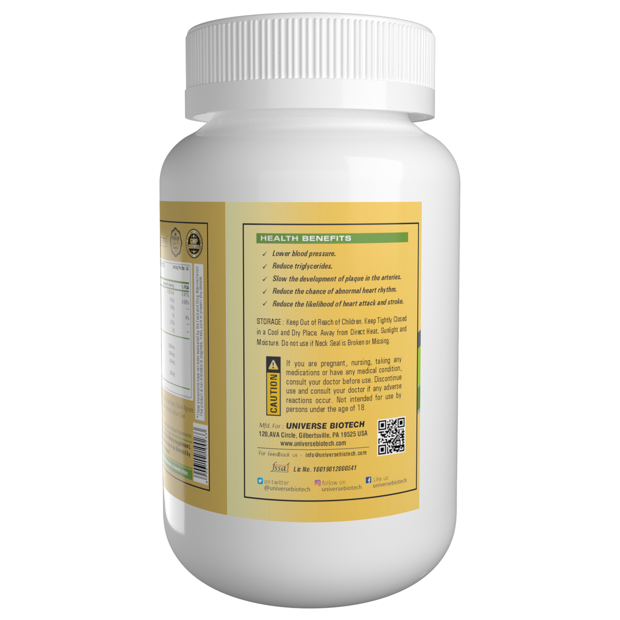 Universe Biotech Omega-3, 90 Softgels