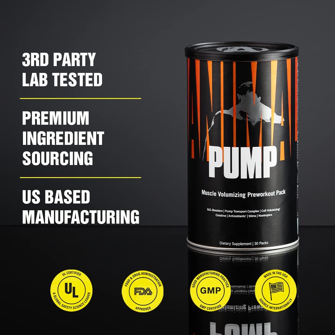 Universal Nutrition Animal Pump - 30 Packs