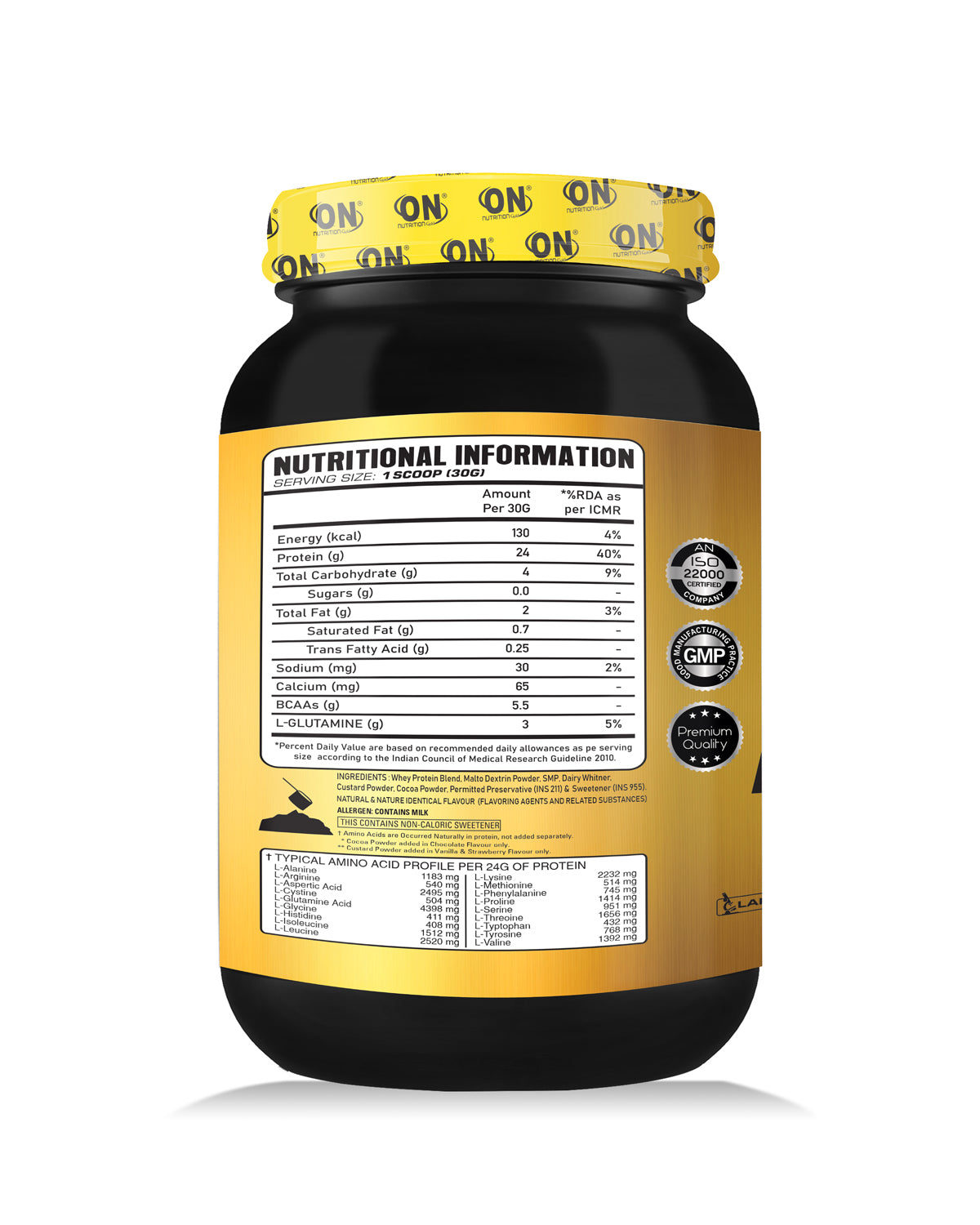 On Nutrition Gold Whey Gold Advanced