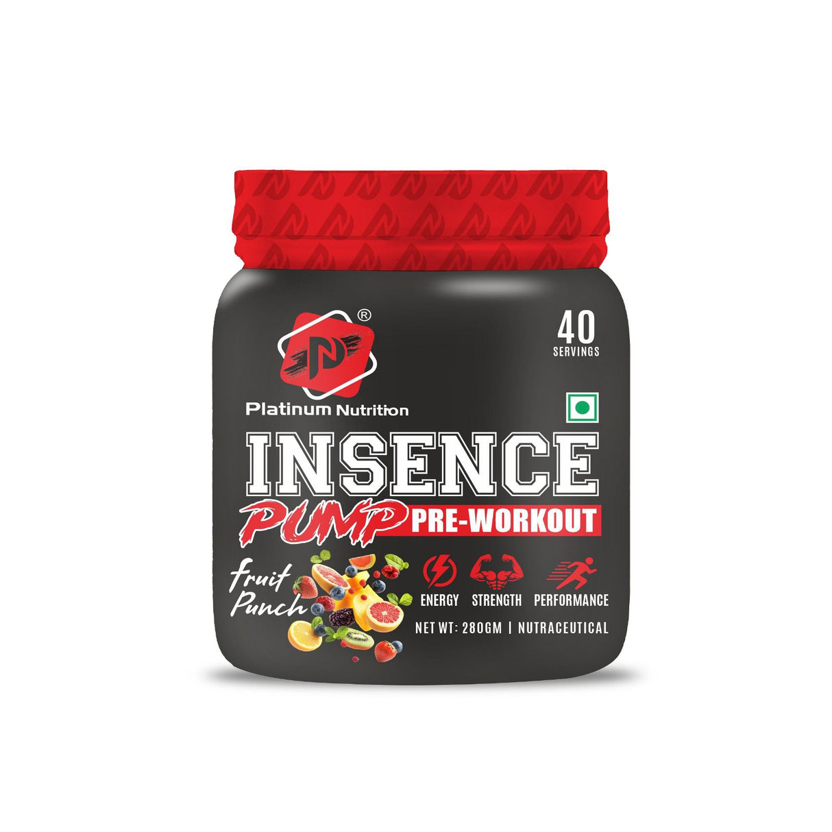 Platinum Nutrition Insence Pump Pre-Workout 40 Servings