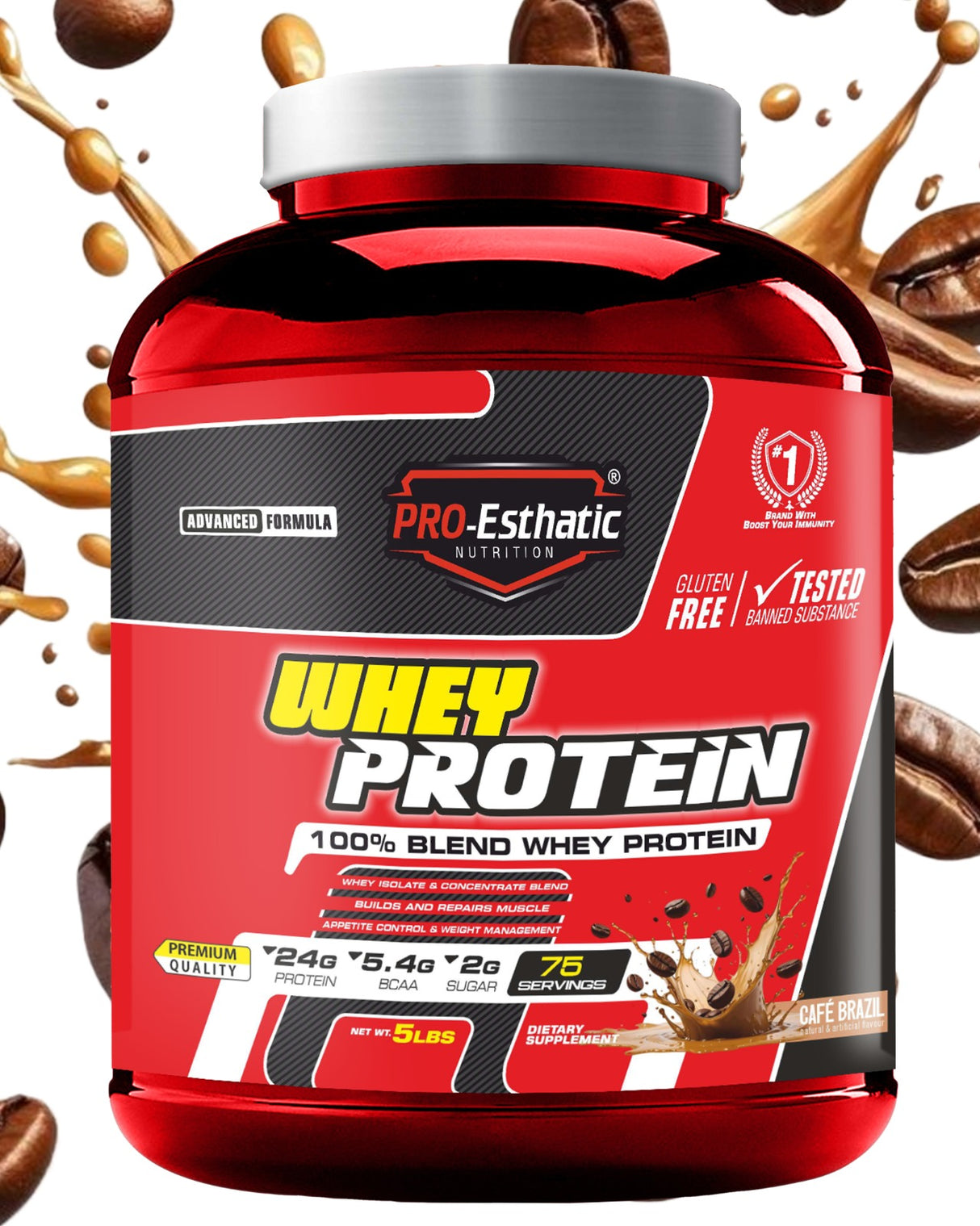 Pro-Esthatic Whey Protein 5lbs 75 Servings