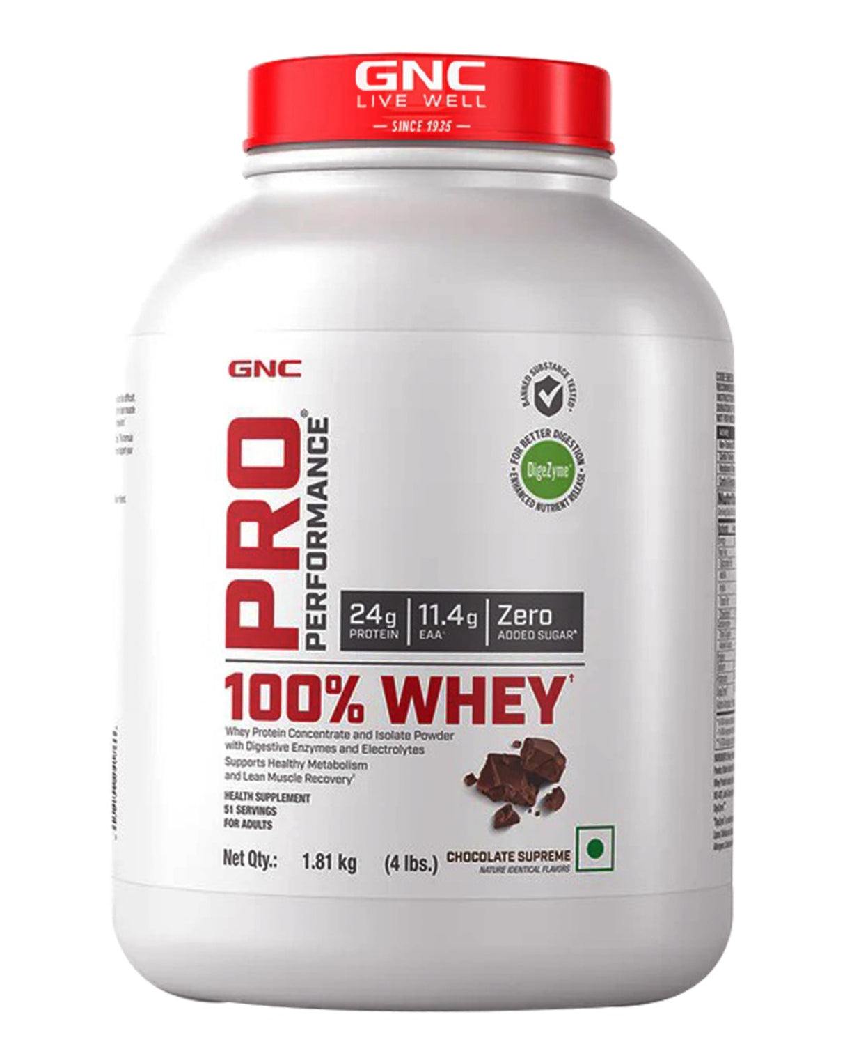 GNC  Whey Protein | 1.81 kg (4 lbs)