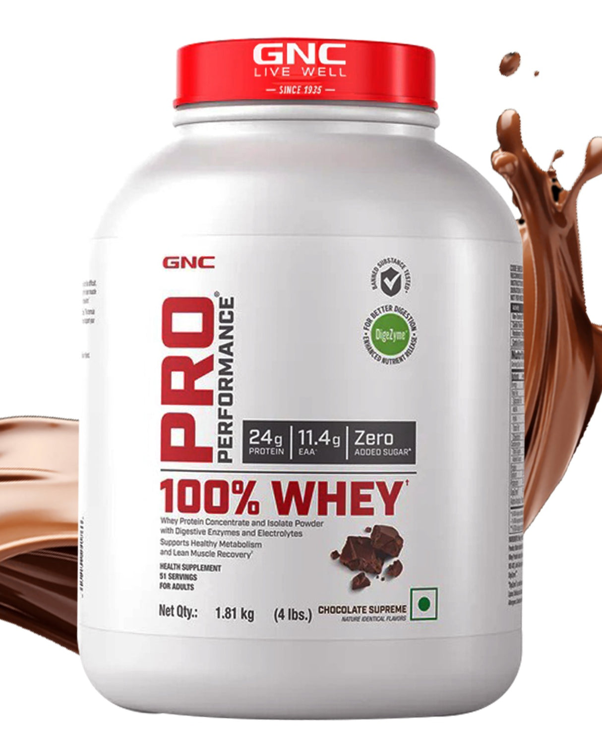 GNC  Whey Protein | 1.81 kg (4 lbs)