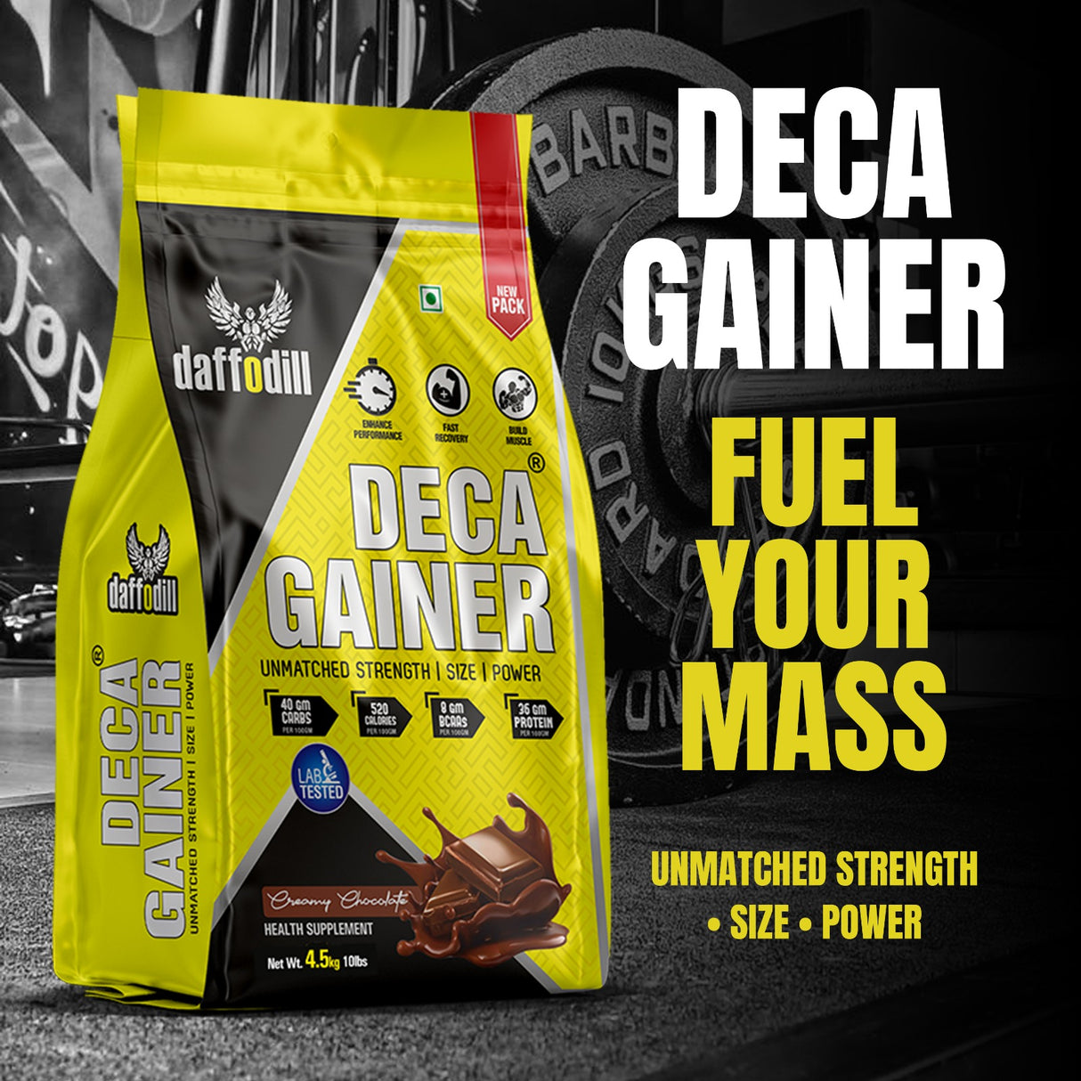 Daffodil DECA Gainer 4.5kg – Creamy Chocolate