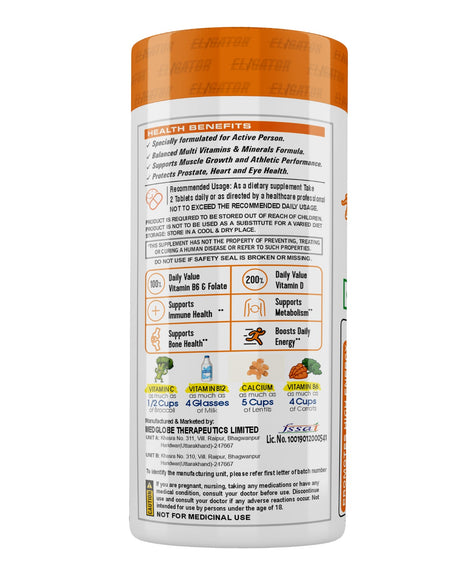 Eligator Daily Multi vitamins & Minerals 60 Tablets