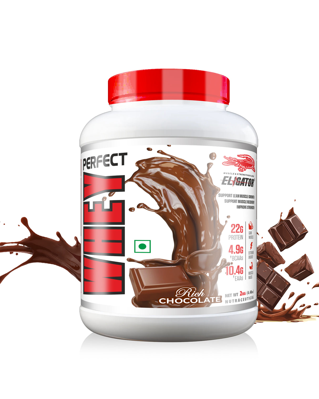 Eligator Perfect Whey Protein Powder 2kg