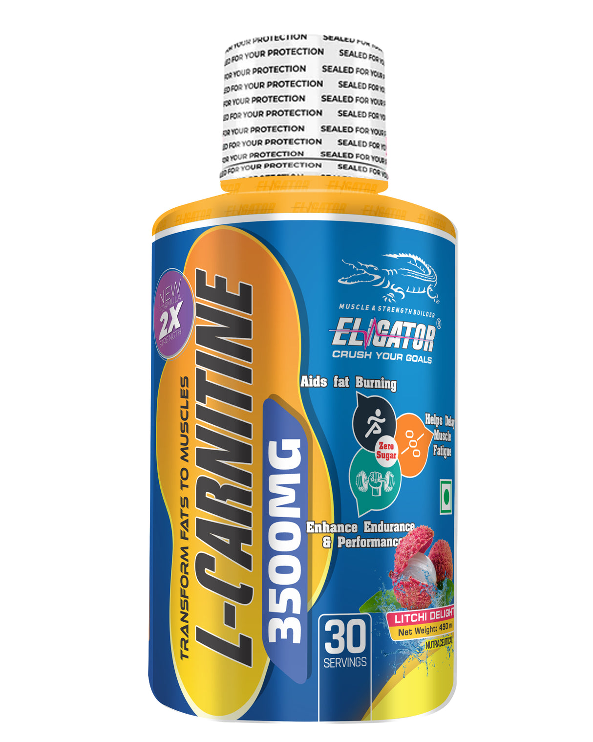 Eligator L-Carnitine 3500MG 30 Servings