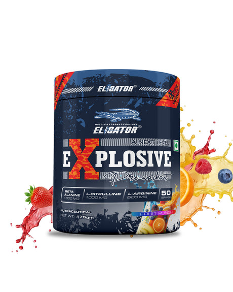 Eligator Explosive Pre Workout 175gm 50 Servings
