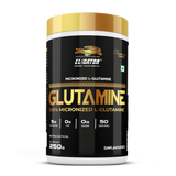 Eligator Premium Series Glutamine 250gm 50 Servings Unflavoured