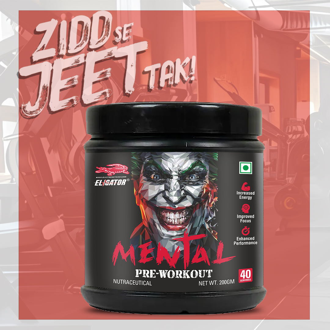 Eligator Mental Pre-Workout (200g) – 40 Servings
