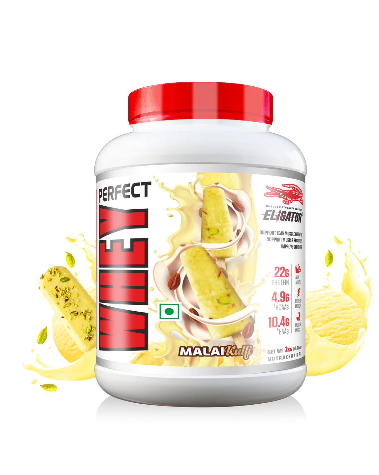 Eligator Perfect Whey Protein Powder 2kg