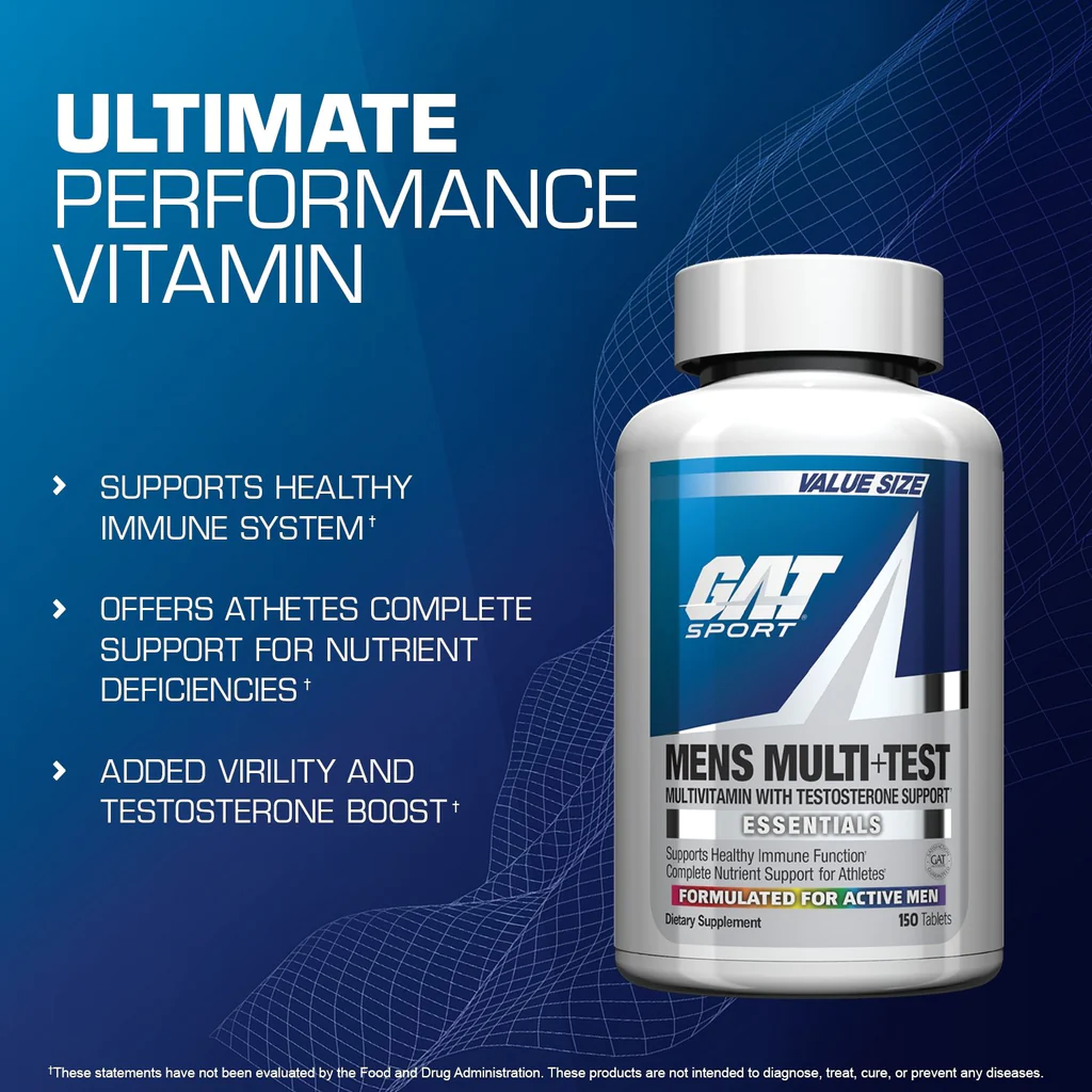 GAT MENS MULTI+TEST VITAMIN