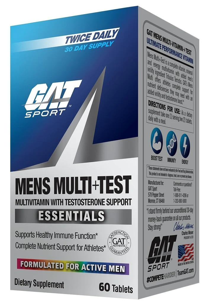 GAT MENS MULTI+TEST VITAMIN