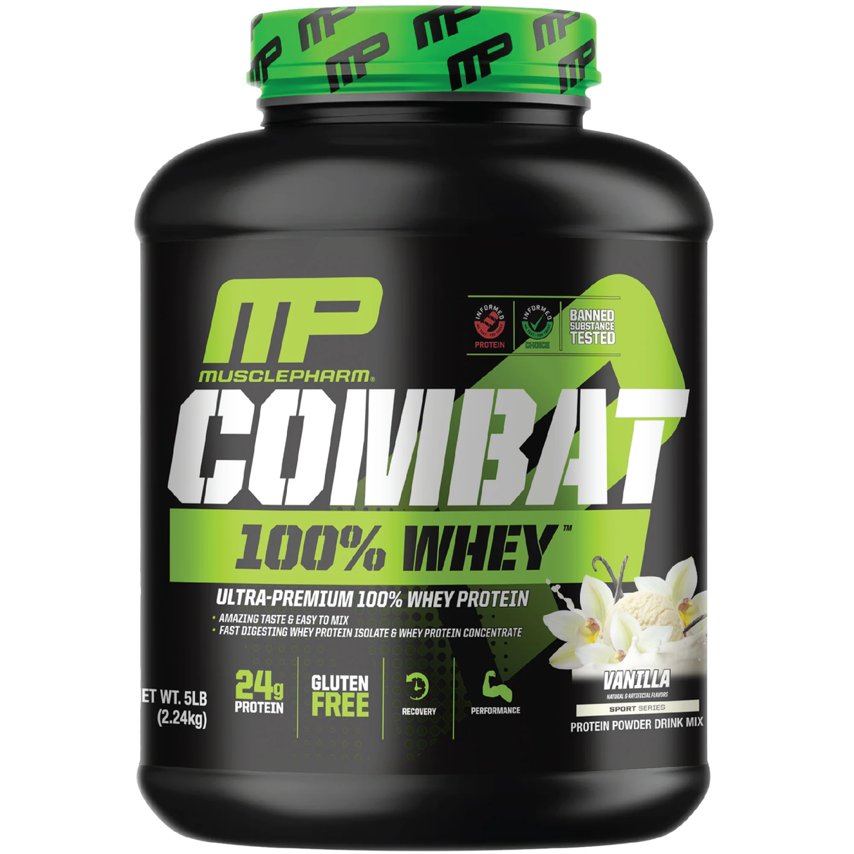 MusclePharm Combat Chocolate Milk Whey Protein (2269g/5lbs)