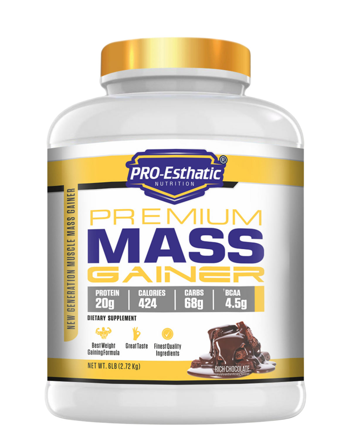 Pro-Esthatic Premium Mass Gainer 6lb (2.72kg) – Platinum Series