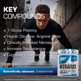 NITRAFLEX ADVANCED Pre-Workout Blue Raspberry Flavor