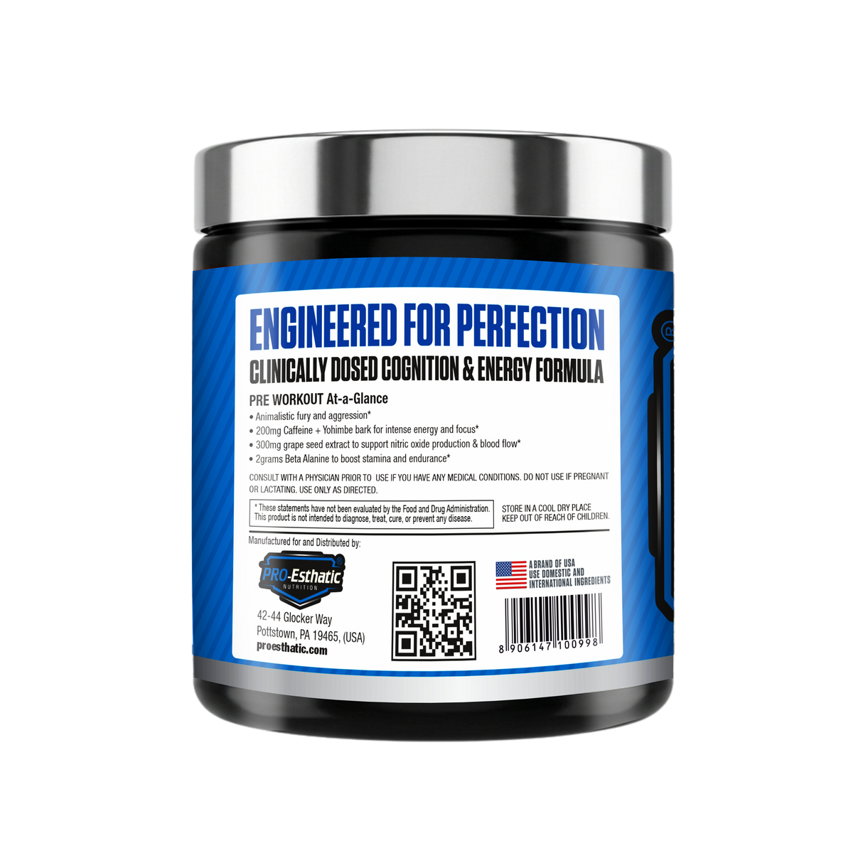 Pro-Esthatic NOX pre Workout 320gm 40 Servings