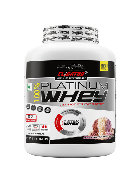 Eligator 100% Platinum Whey 2Kg 67 Servings