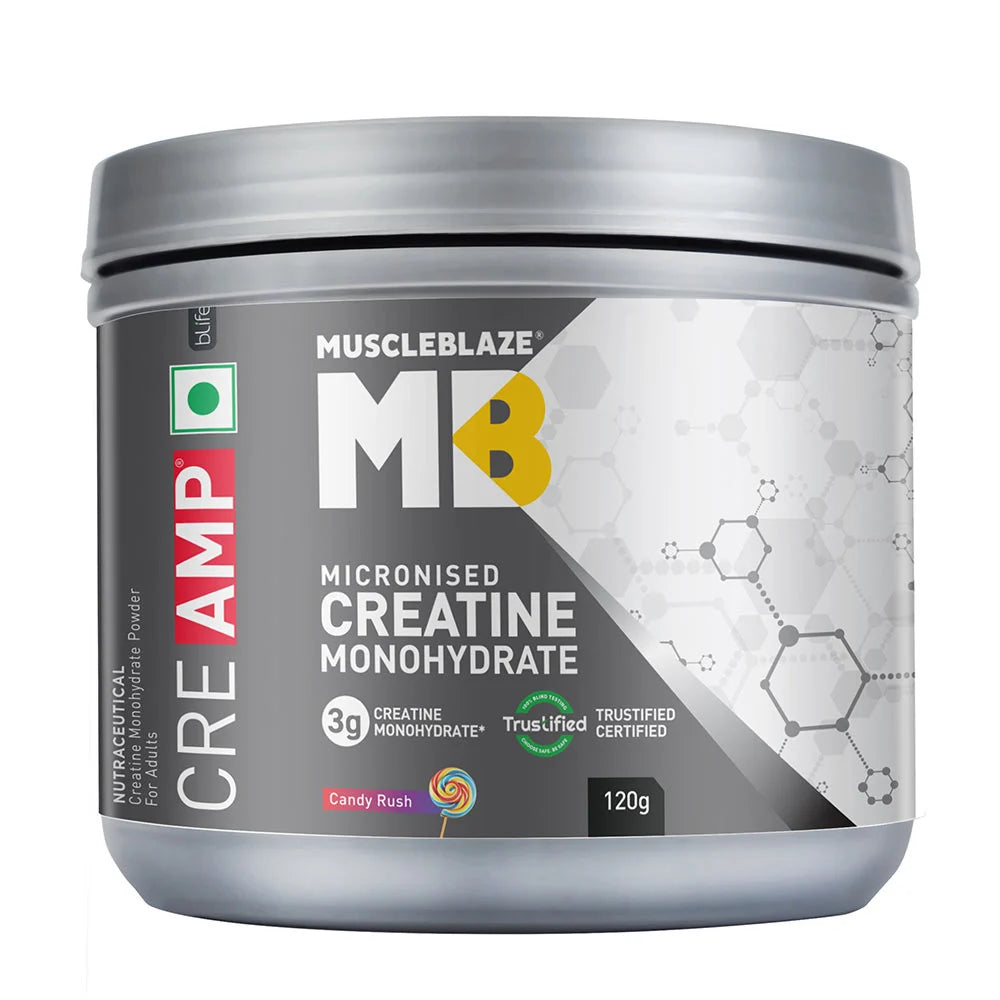MuscleBlaze Micronised Creatine Monohydrate | 100% Pure Creatine Suppleme