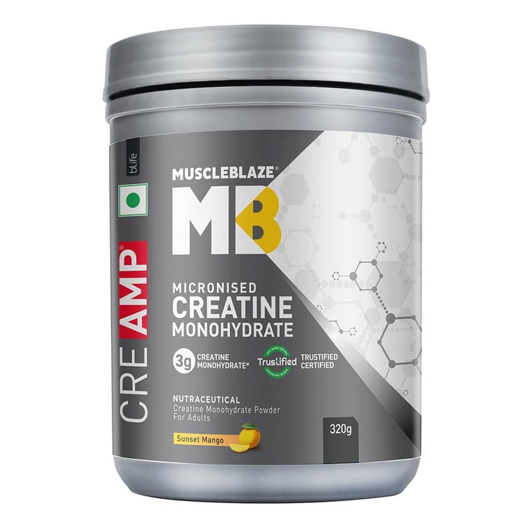 MuscleBlaze Micronised Creatine Monohydrate | 100% Pure Creatine Suppleme
