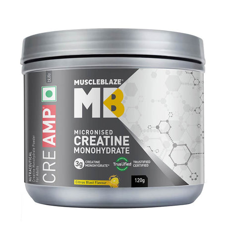 MuscleBlaze Micronised Creatine Monohydrate | 100% Pure Creatine Suppleme