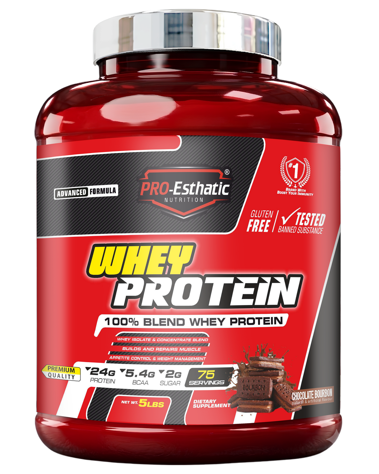 Pro Esthatic Whey Protein 5lbs with Creatine Monohydrate 250gm