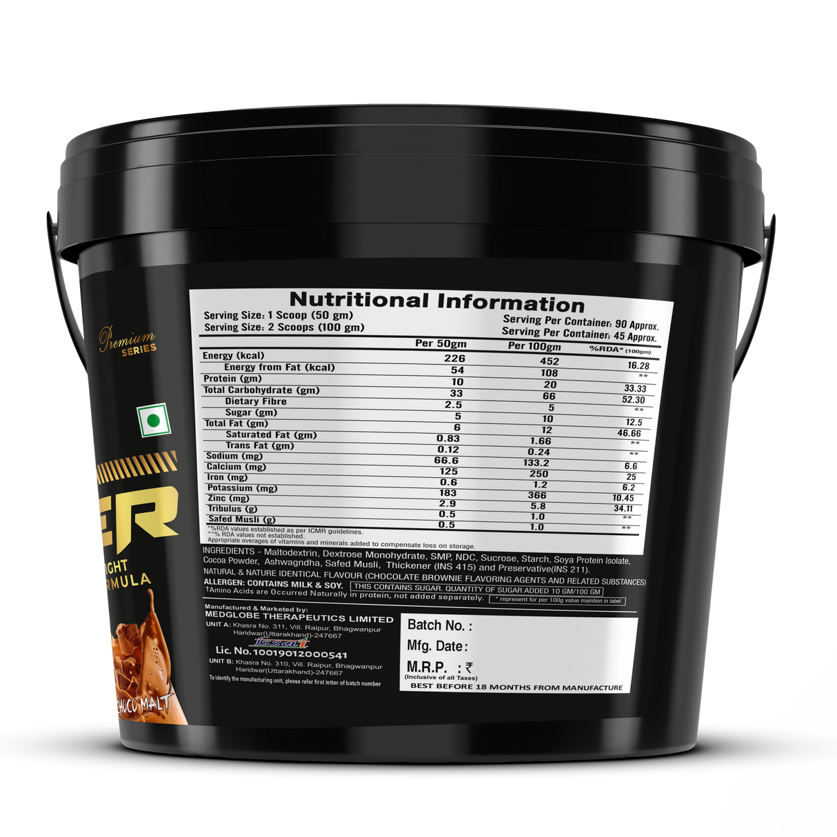 Eligator Premium Series Super Mass Gainer 4.5kg