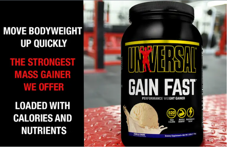 Universal Nutrition Gain Fast 27 Servings Chocolate Shake Powder